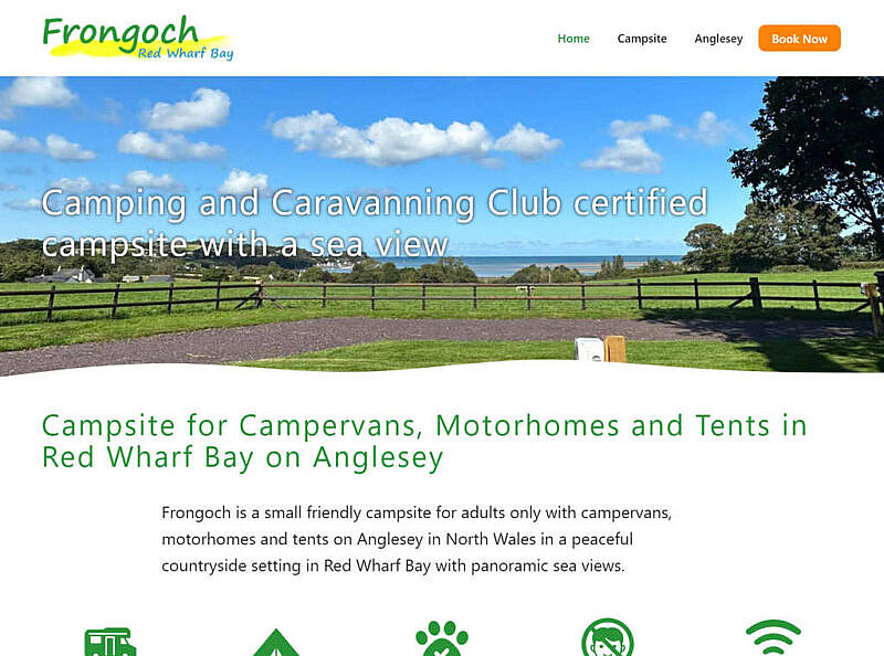 fron goch anglesey website